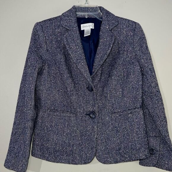 Chadwicks Jackets & Blazers - Chadwick’s Blazer Size 10 Tweed Lined  Wool Blend Multicolor Speckled